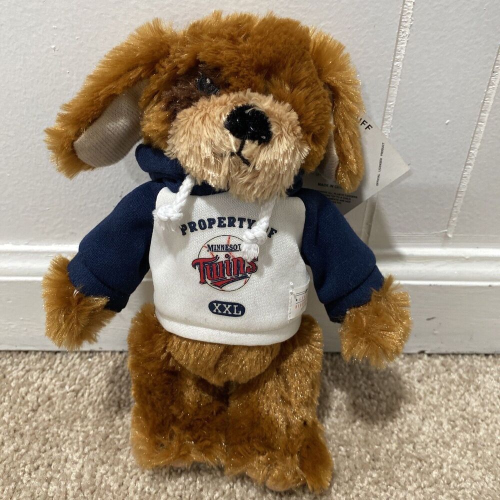 Minnesota Twins Good Stuff Plush Puppy Dog with Hoodie 2009 With tags